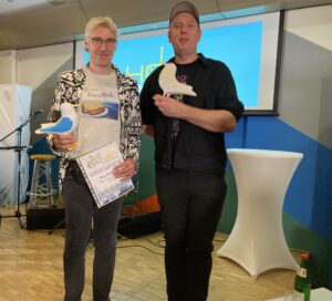 "Hörmöwe"-Gewinner: Horst Brandherm (links) und Mario Koppentz